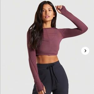 Gymshark Aura long sleeve crop top